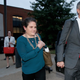 Eramo and her lawyer outside federal court in Charlottesville, Virginia. Image via AP.